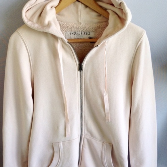 sherpa fleece lined hoodie